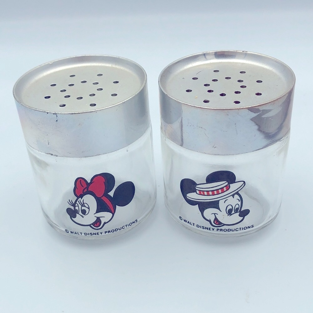 Disney Mickey & Minnie Salt and Pepper Shakers Vintage